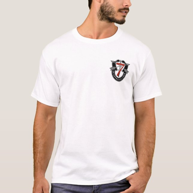 7. Spezielle Kraft-Gruppen-Wappen T-Shirt (Vorderseite)