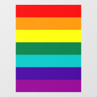 7 Streifen Regenbogen-Stolz 
