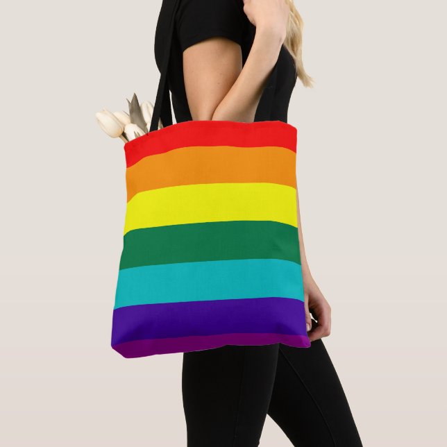 7-Stripe Rainbow Pride Flag  Tasche (Von Nahem)