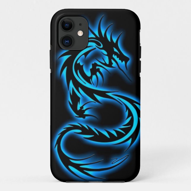 7 Sünden-Reihen-blauer Drache iPhone 5 Kasten Case-Mate iPhone Hülle (Rückseite)