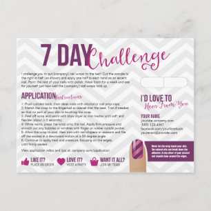 7 Tage Challenge Beispielkarten Postkarten