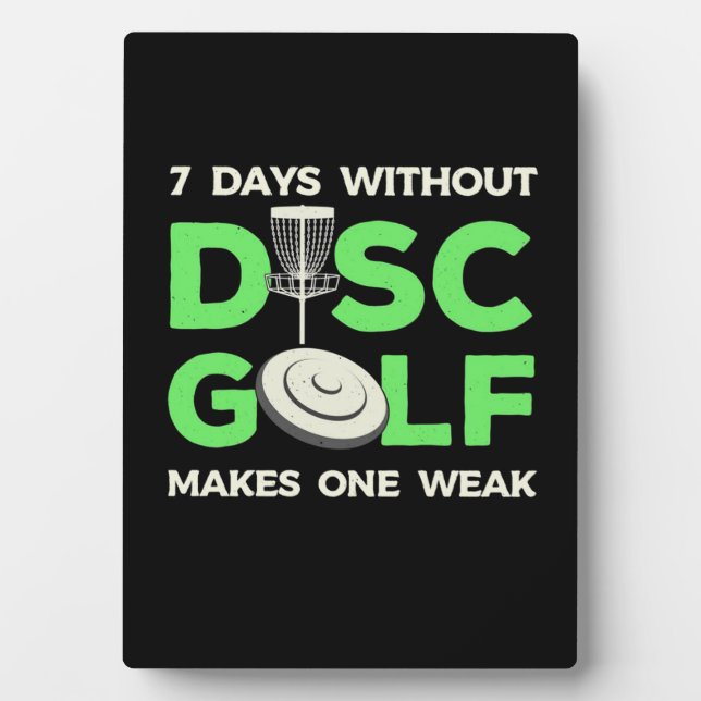 7 Tage ohne FestplattenGolf Fotoplatte (Vorderseite)