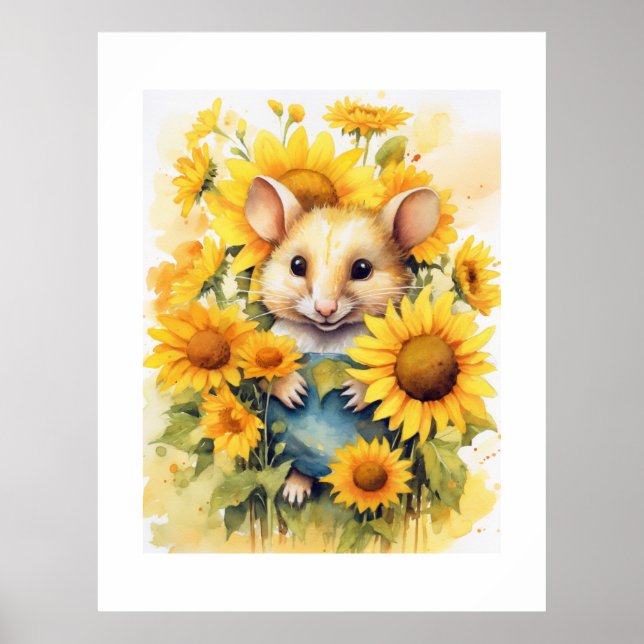 7 von 17 Sonnenblumengarten Miceville Poster (Vorne)