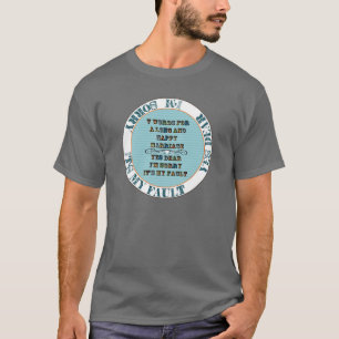 7 Worte für eine lange und glückliche Ehe T-Shirt