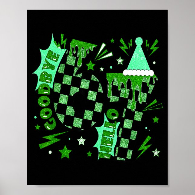 7 Year Old Birthday Goodbye 6 Hello 7 67 Meme Six  Poster (Vorne)