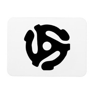 7 Zoll 45 U/min Vinyl Adapter Spindelspinne Magnet