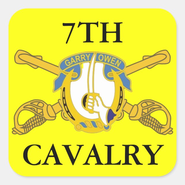 7E ÉTIQUETTES CAVALRY (Devant)
