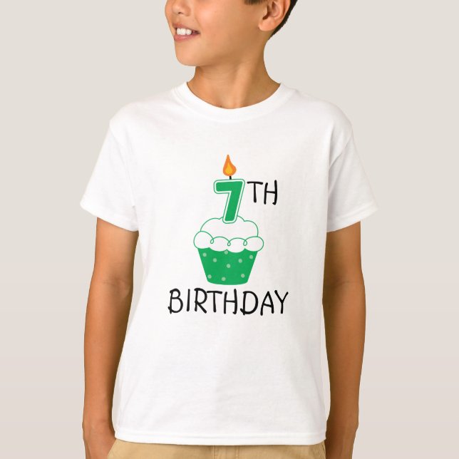 7ème L'anniversaire badine le T-shirt (Devant)