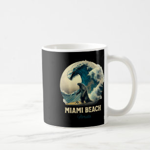 7Miami Beach Florida Surfen Surfboard Kaffeetasse