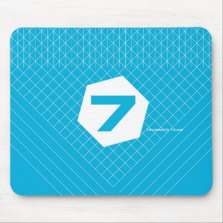 7Summits cyan-blau Mousepad
