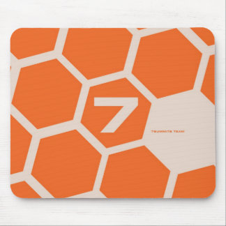 7Summits - Orange Bienenstock Mousepad