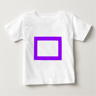 7X5-Karte mit runden Innenkonturen, Lila Baby T-shirt