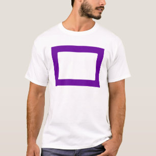 7x5 Karte mit runden Innenkonturen Transviolett-Dk T-Shirt