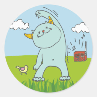 8月モンスターシール RUNDER AUFKLEBER