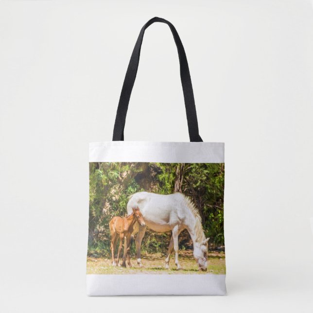 8004-Wild Mustang mit Baby Tasche (Vorderseite)