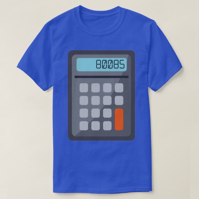 80085 Rechner T-Shirt (Design vorne)