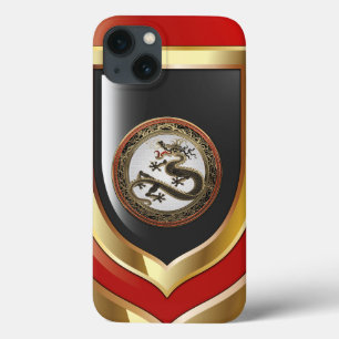 [800] Schwarzer und Gold Heiliger Ostdrache Case-Mate iPhone Hülle