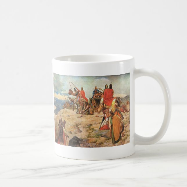 800px-Oton_Ivekovic, _Dolazak_Hrvata_na_Jadran Kaffeetasse (Rechts)