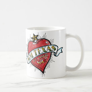 801 Texas, wir Liebe Sie! Kaffeetasse