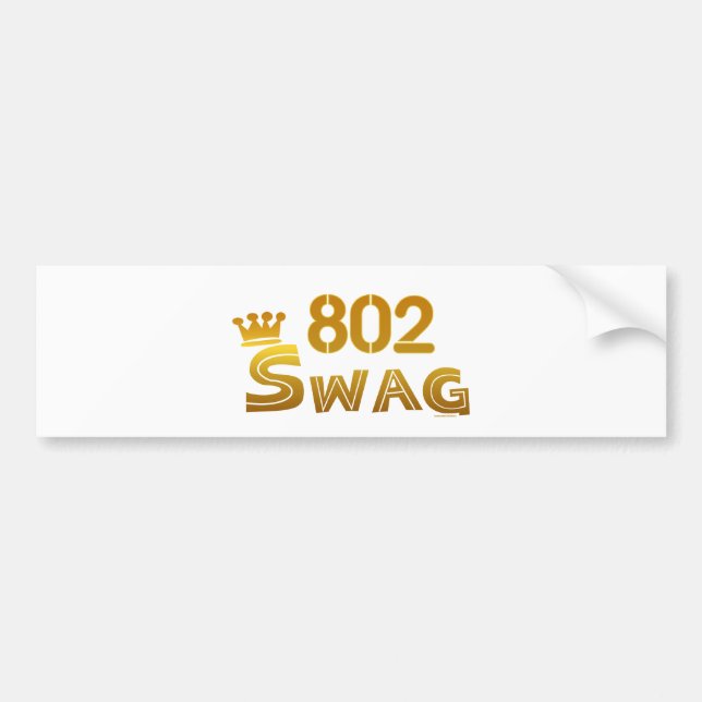 802 Vermont Swag Autoaufkleber (Vorne)