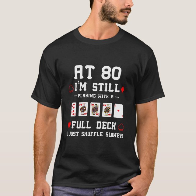 80. 80 Karten T-Shirt (Vorderseite)