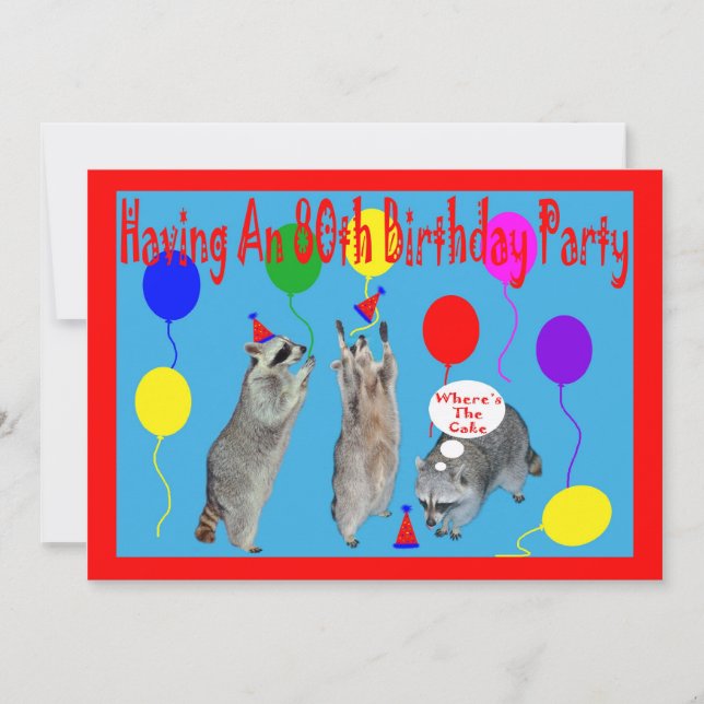 80 EINLADUNG (Vorderseite)