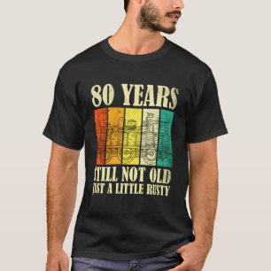 80 Eisenbahn-Dampflok 80. T-Shirt
