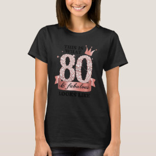 80 & Fabulous I Rose and White Party Gruppe Candid T-Shirt