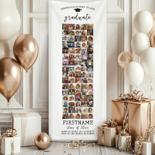 80 Foto Collage Abschluss Moderner Minimal Weiß Banner