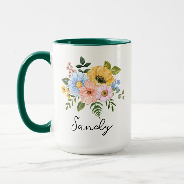 80. Geburt, DIE WELT SEIT DEM JAHR ZU EINEM BESSER Tasse (Links)