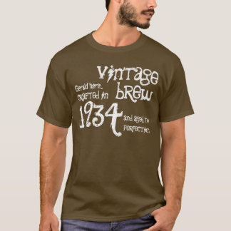 80. Geburtstag 1934 oder irgendein Jahr-Vintages T-Shirt