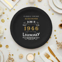 80. Geburtstag 1946 Legendär Retro