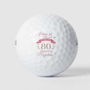 80. Geburtstag besser mit Alter Golfball