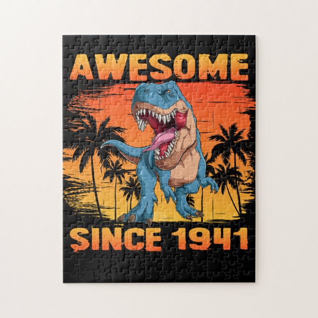 80. Geburtstag Dinosaurier 80 Jahre (Vertikal)