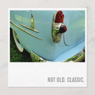 80. Geburtstag Einladungen - nicht alt. klassisch