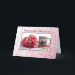 80. Geburtstag - Frau - Rose/Buch/Tasse Karte<br><div class="desc">Bonbon-80. Geburtstagsgruß für diese spezielle Dame.</div>
