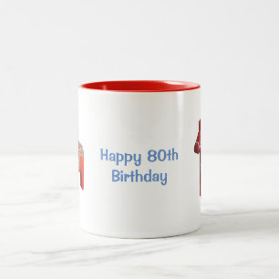 80. Geburtstag Kaffeepause Tasse