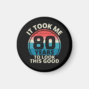 80. Geburtstag Magnet