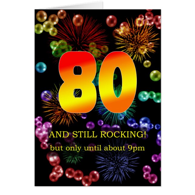80. Geburtstag noch rocken (Vorne)