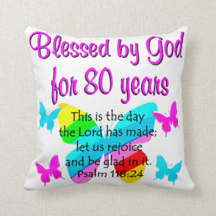 80. GEBURTSTAG PRAYER KISSEN
