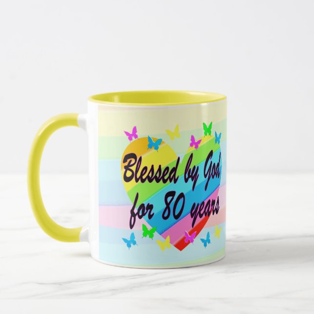 80. GEBURTSTAG TASSE (Links)