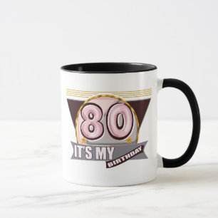 80. Geburtstags-Geschenk-Tasse Tasse