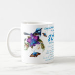 80. Geburtstags-Großmutter-Tasse Kaffeetasse<br><div class="desc">80. Geburtstags-Großmutter-Tasse</div>