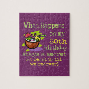 80. Geburtstags-Party-Geschenke. Was auf meinem