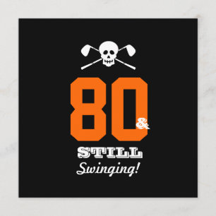 80. Geburtstags-Party-Golf - noch schwingend! Einladung