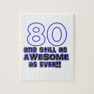 80. Geburtstagsdesign
