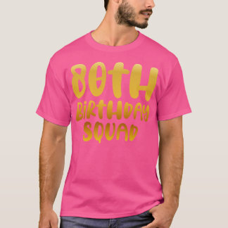 80. Geburtstagskleid T-Shirt