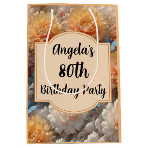80. Geburtstagsparty Mittlere Geschenktüte