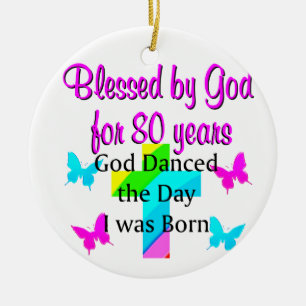 80. GOTT LIEBING KERAMIKORNAMENT