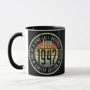 80 Jahre alt Juli 1942 Limited Edition 80. Tasse